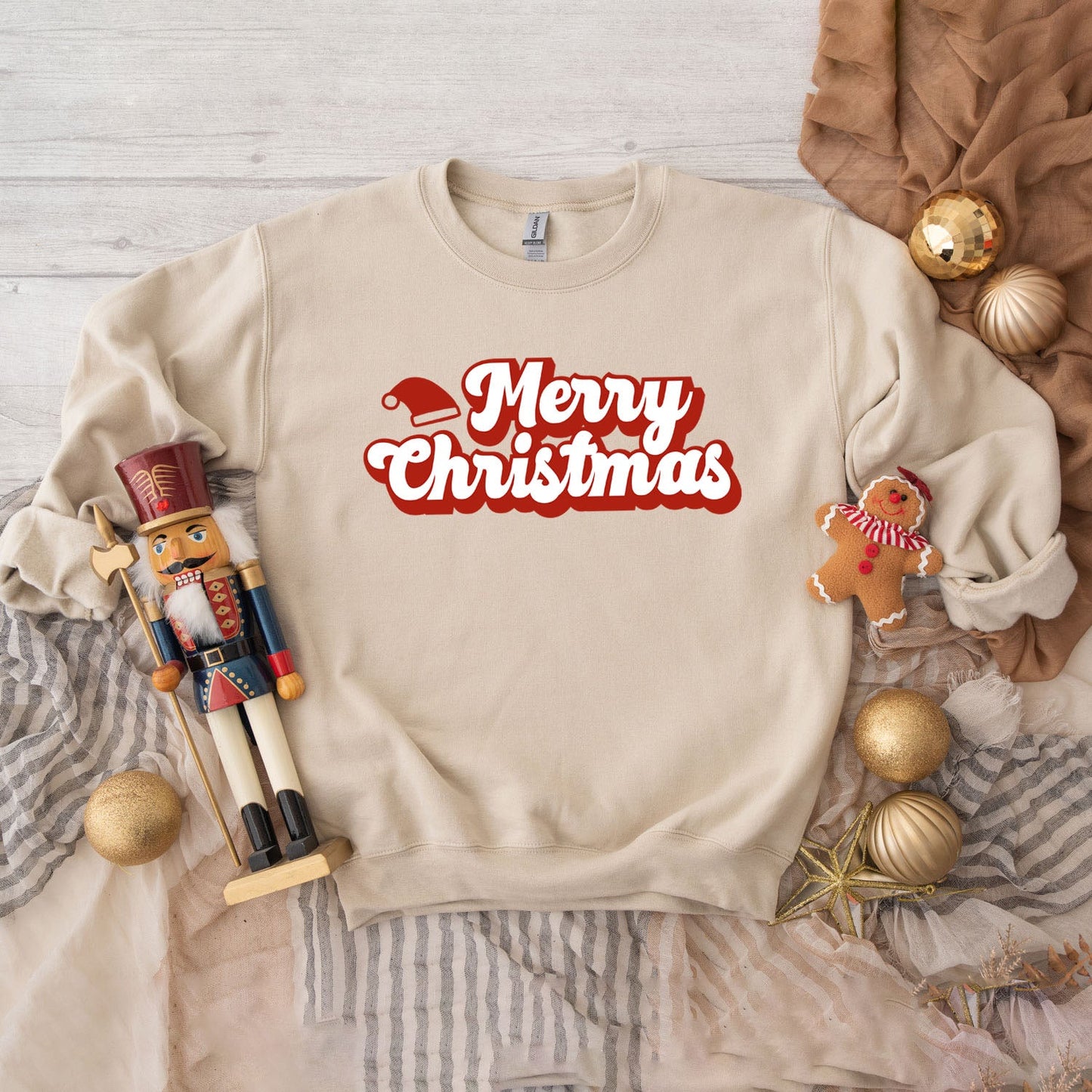 Merry Christmas Hat | Sweatshirt