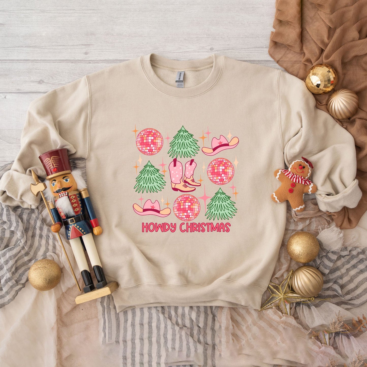 Cowgirl Christmas Chart | Sweatshirt