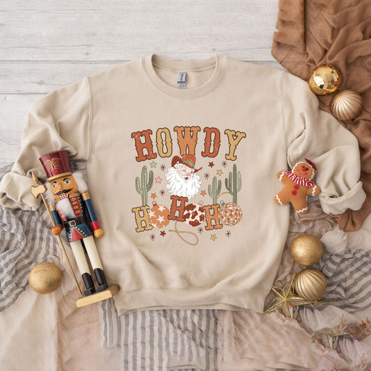 Western Santa Ho Ho Ho | Sweatshirt