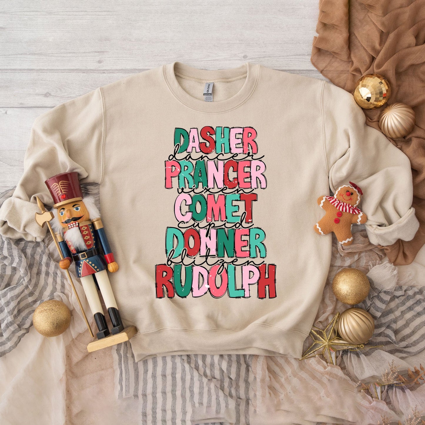Reindeer Stacked | Sweatshirt