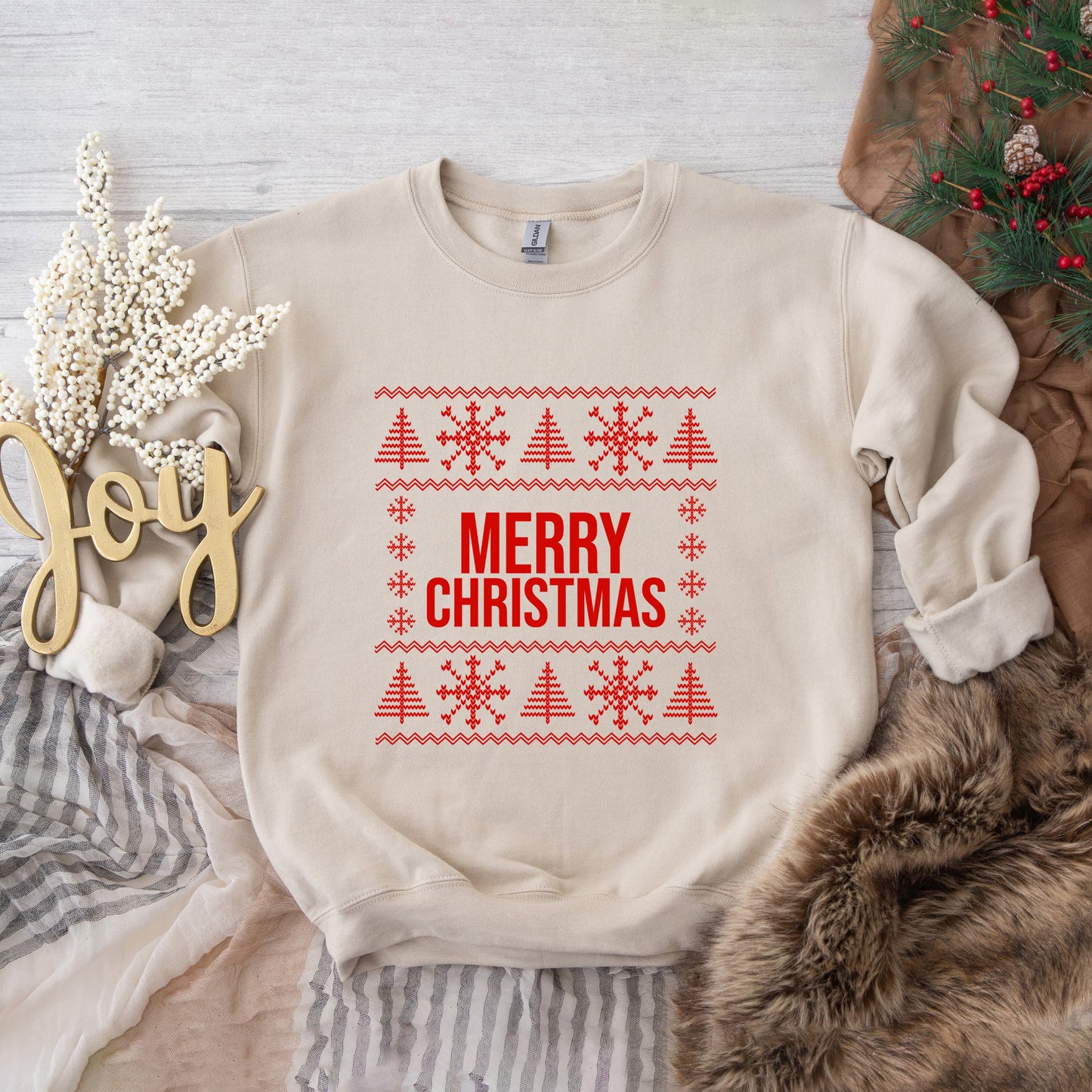 Merry Christmas Sweater | Sweatshirt