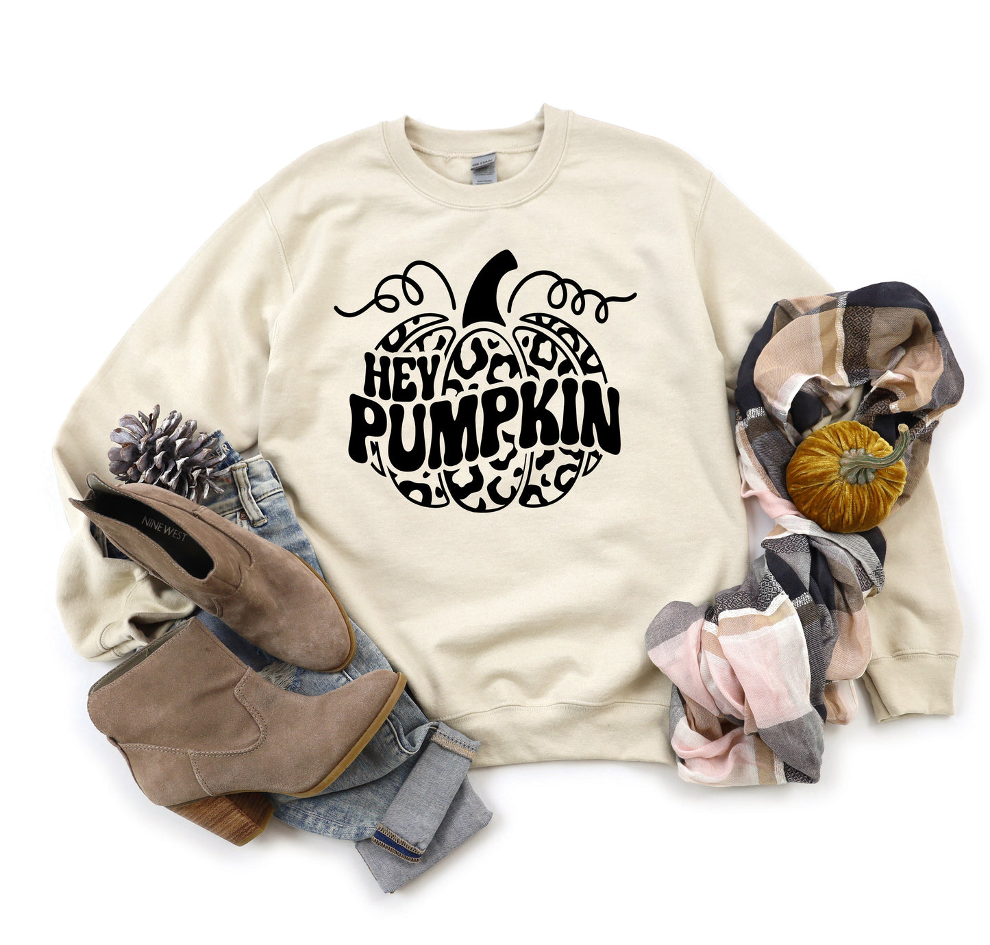 Leopard Hey Pumpkin | Sweatshirt