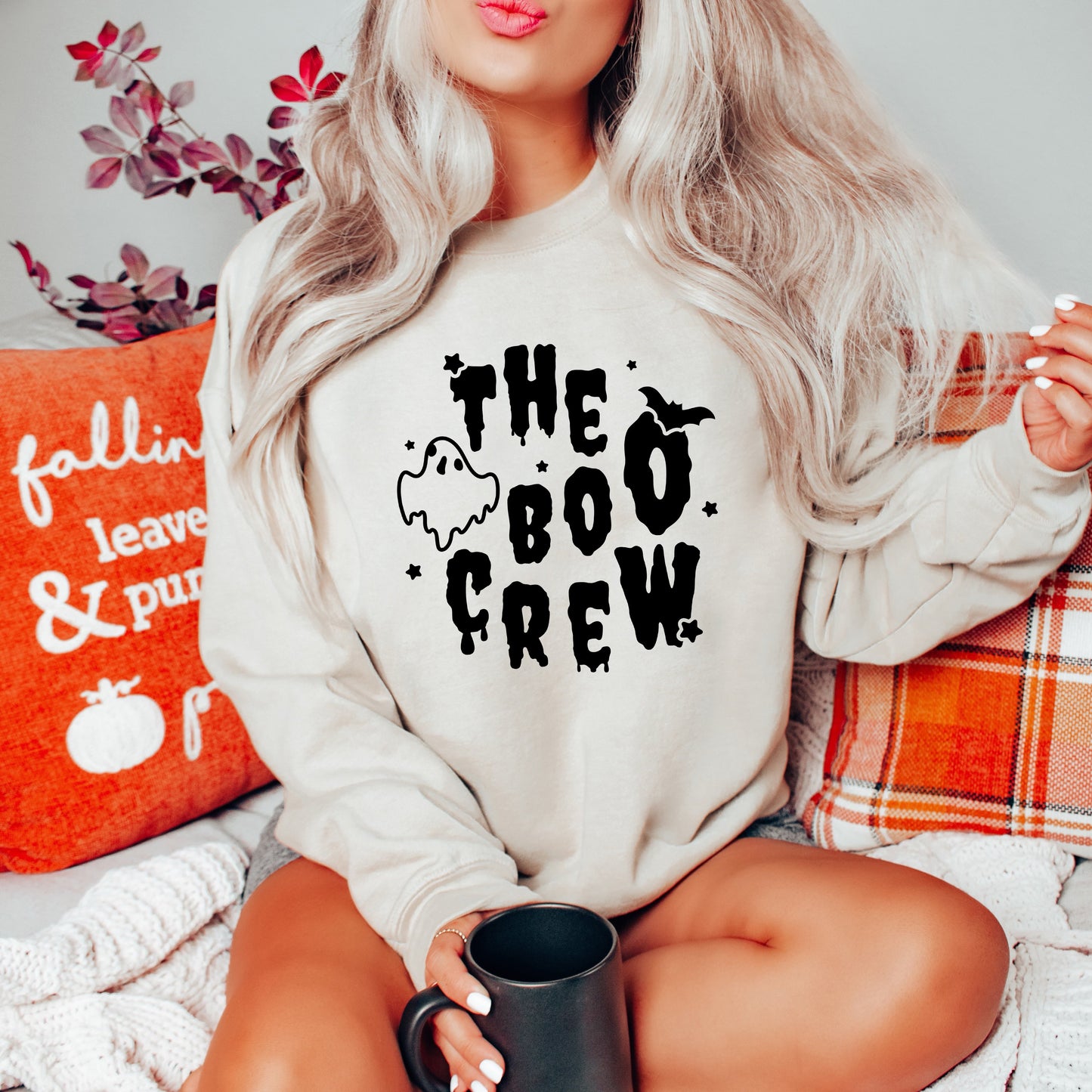 The Boo Crew Bat and Ghost | Sweatshirt