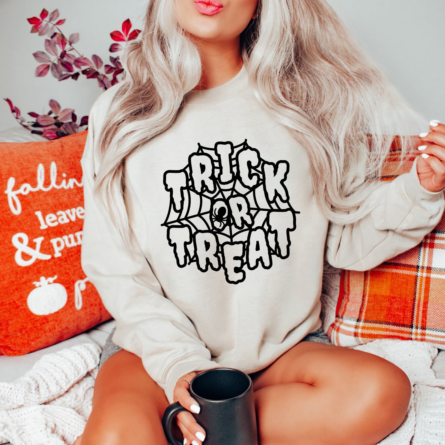 Trick Or Treat Web | Sweatshirt