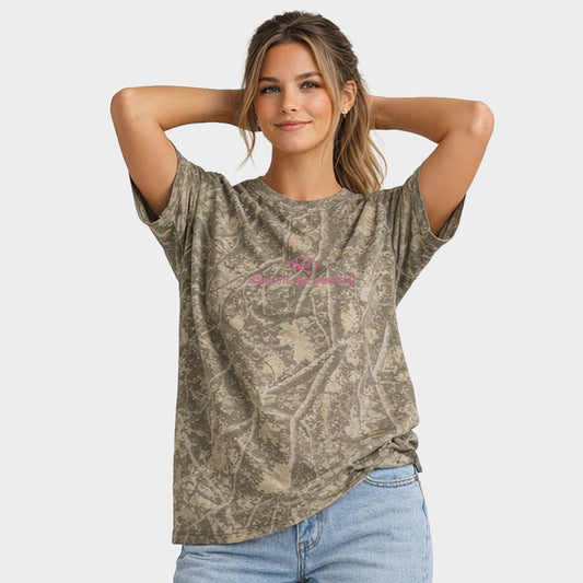 Embroidered Dibs On The Cowboy - Women's Heavyweight Crew