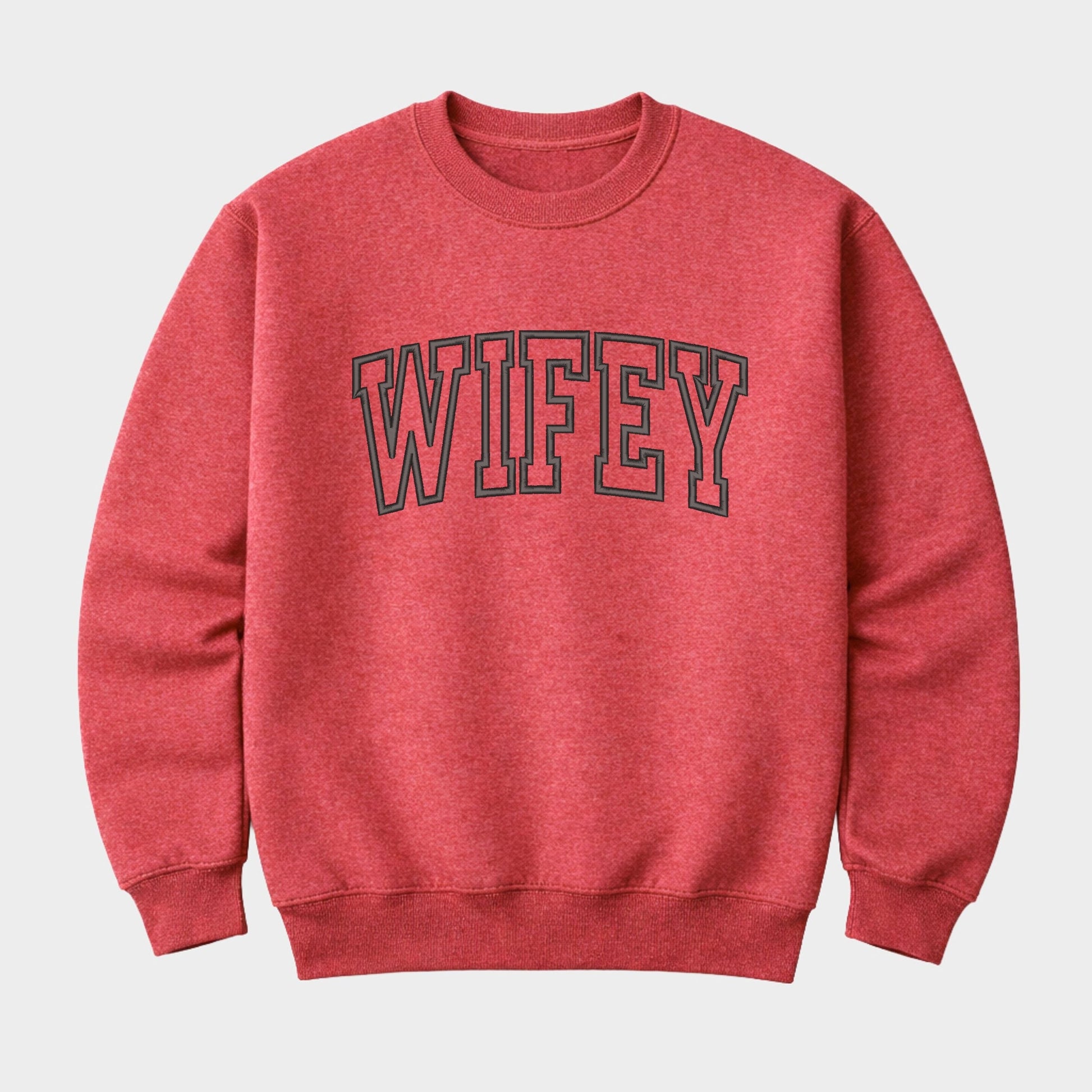 EMB2200B_F-SWT Heather Red