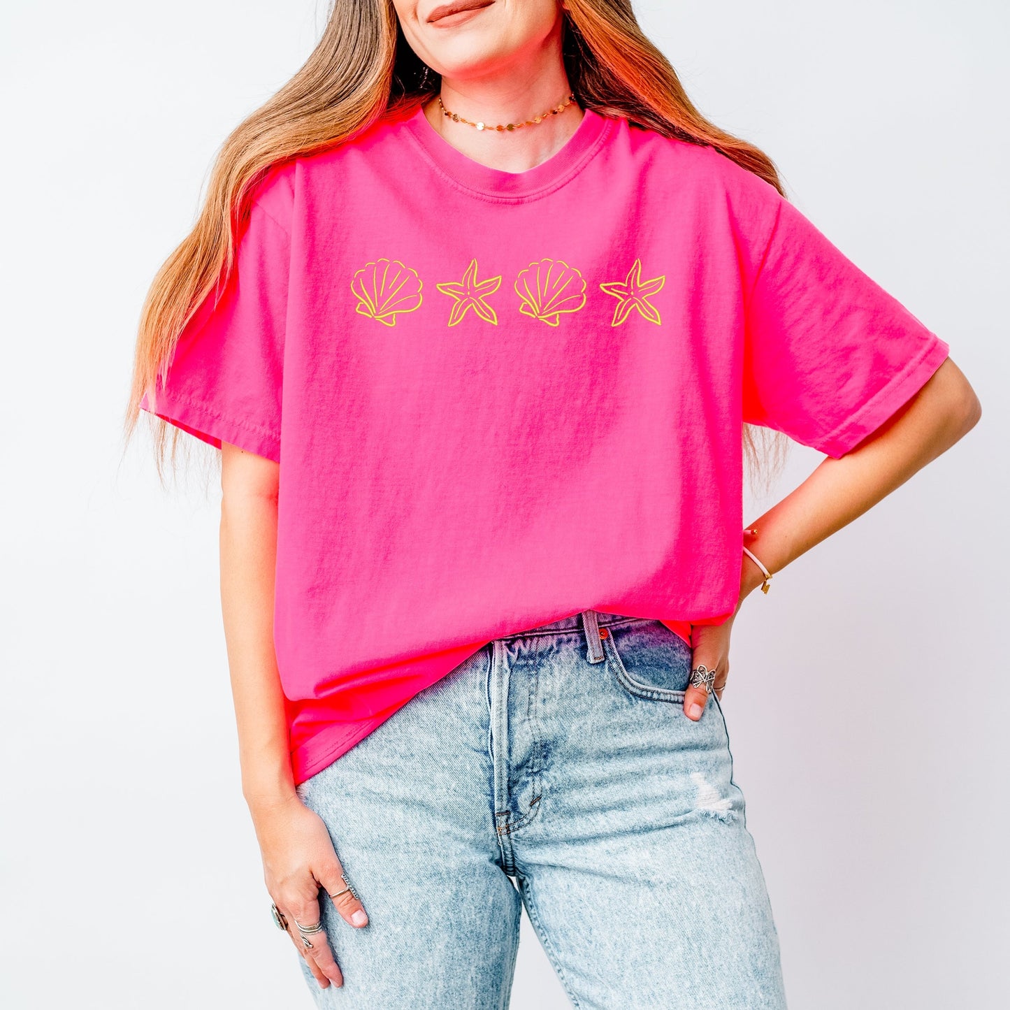 EMB411YEL_F-GDT Neon Pink