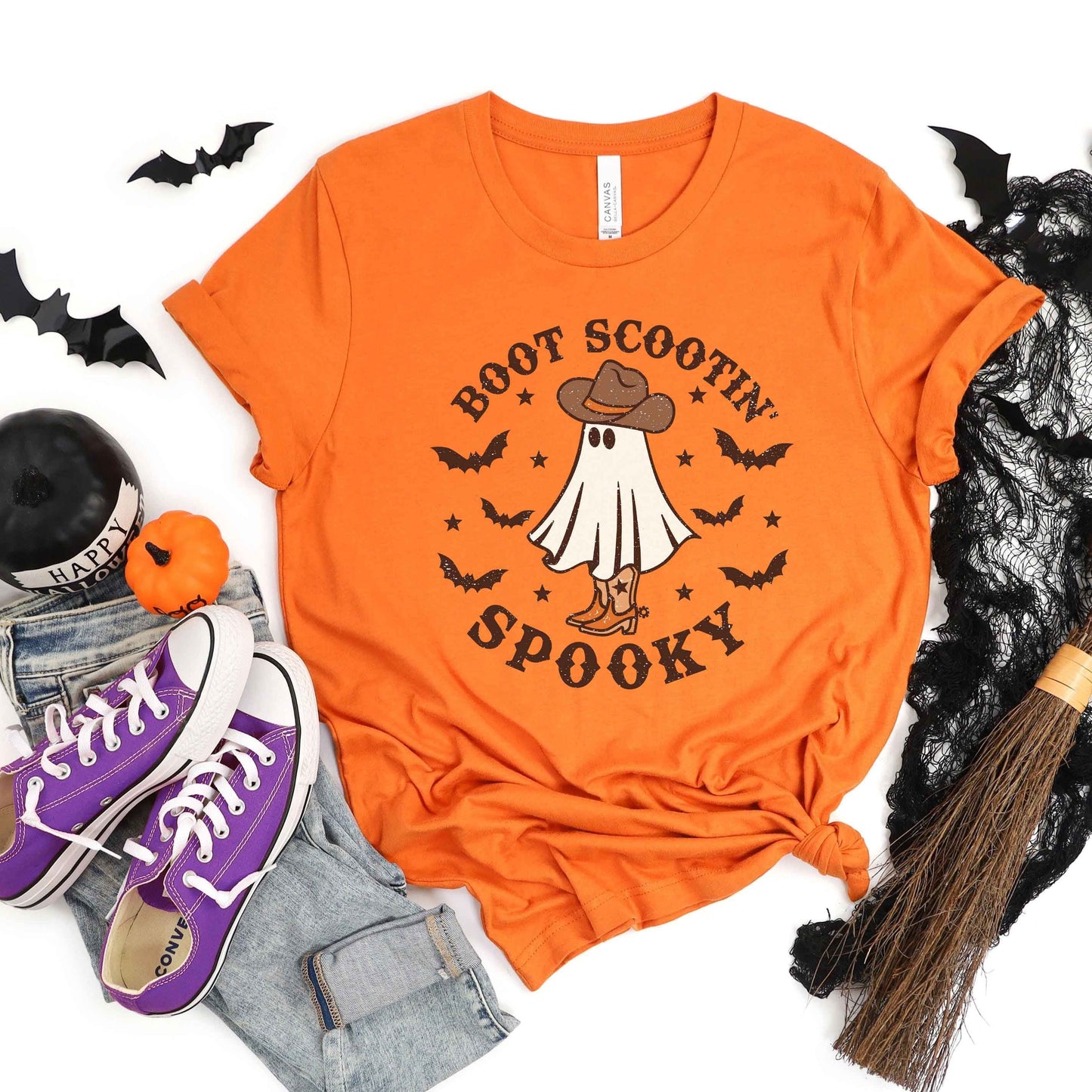 Boot Scootin' Spooky | Short Sleeve Crew Neck