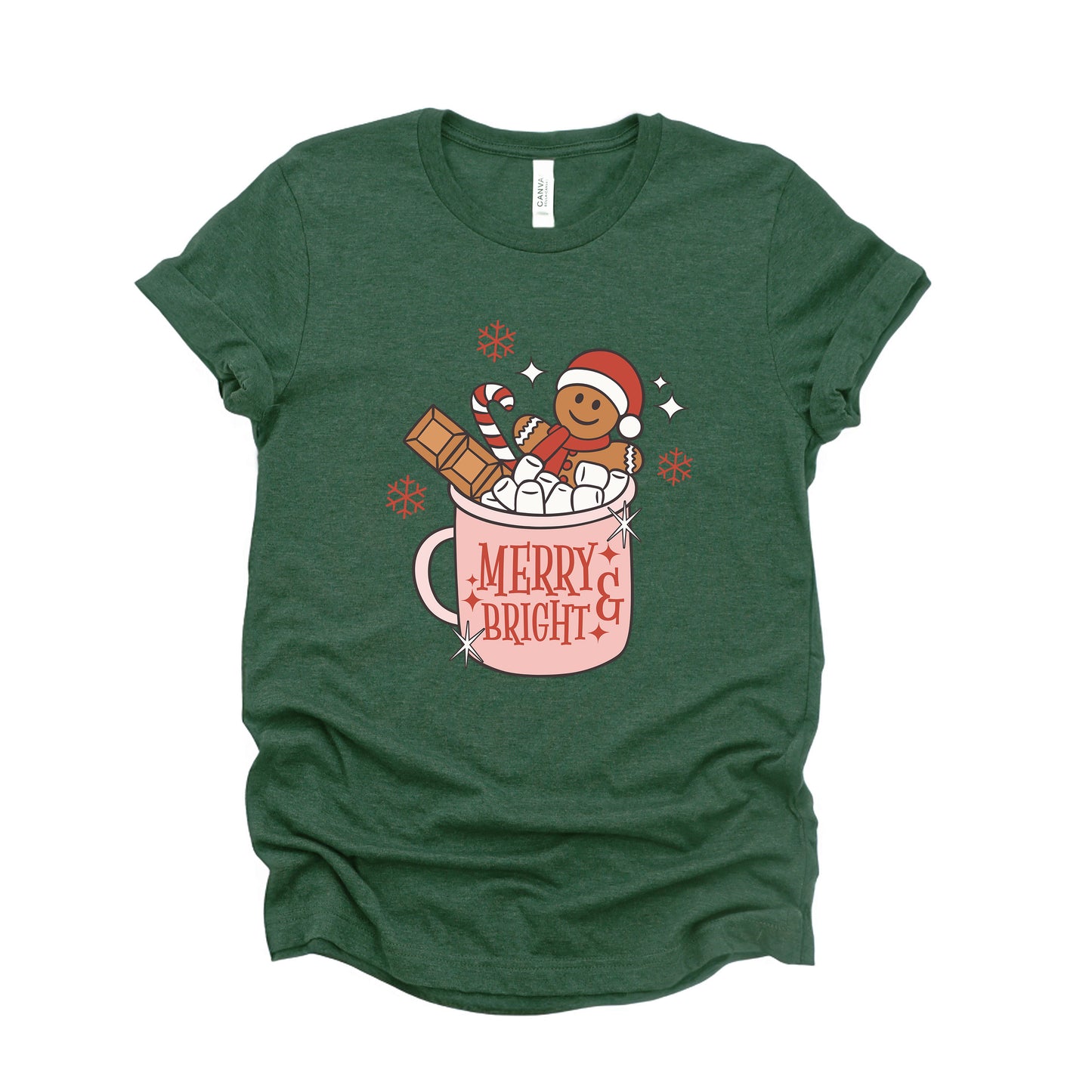 Merry and Bright Mug | Short Sleeve Crew Neck