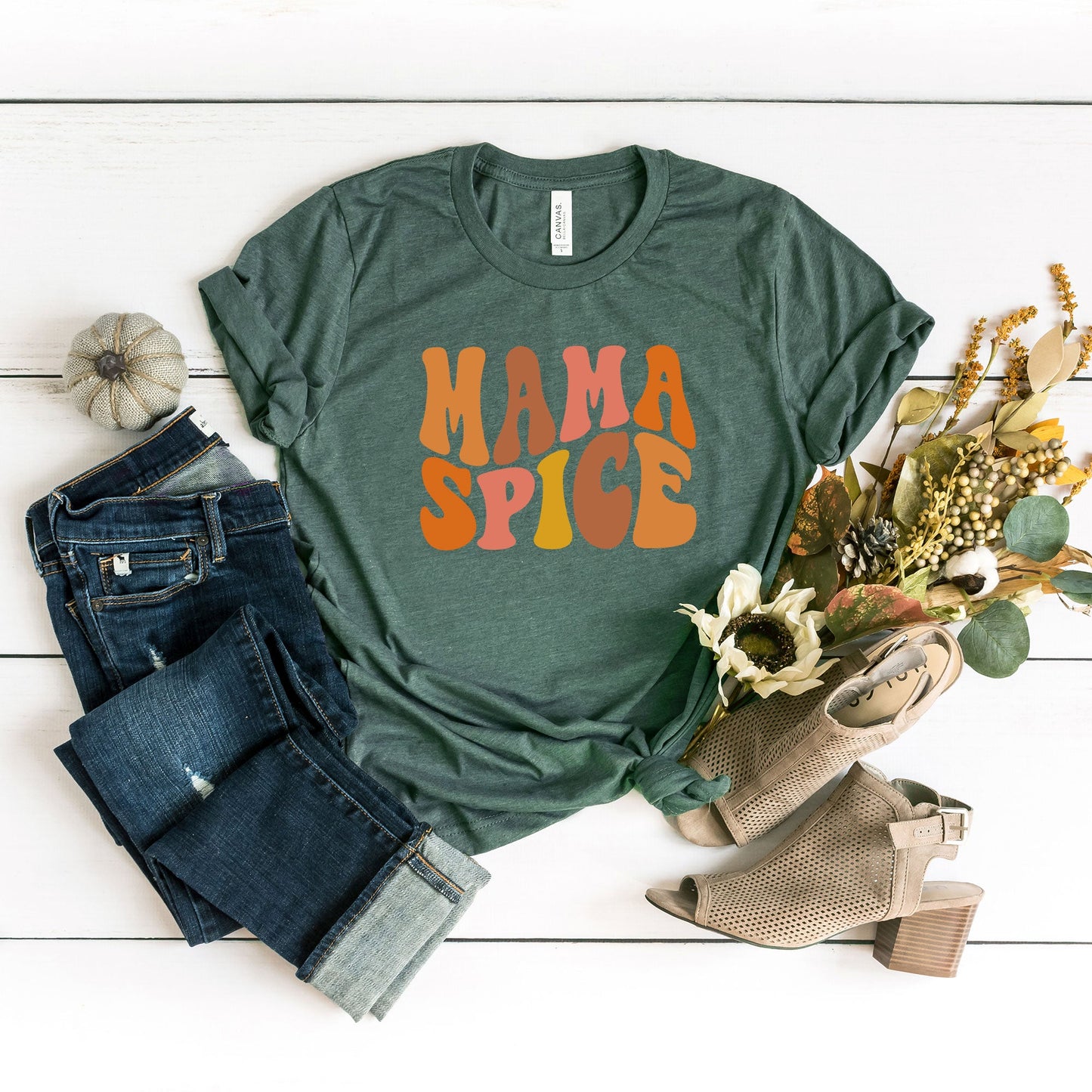 Mama Spice Wavy Colorful | Short Sleeve Graphic Tee