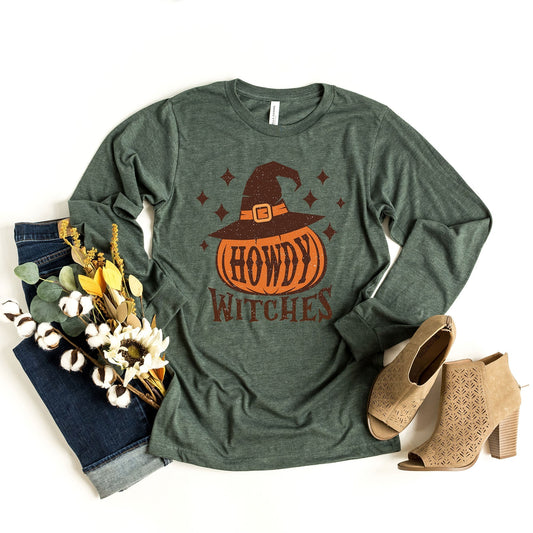 Howdy W Stars | Long Sleeve Crew Neck