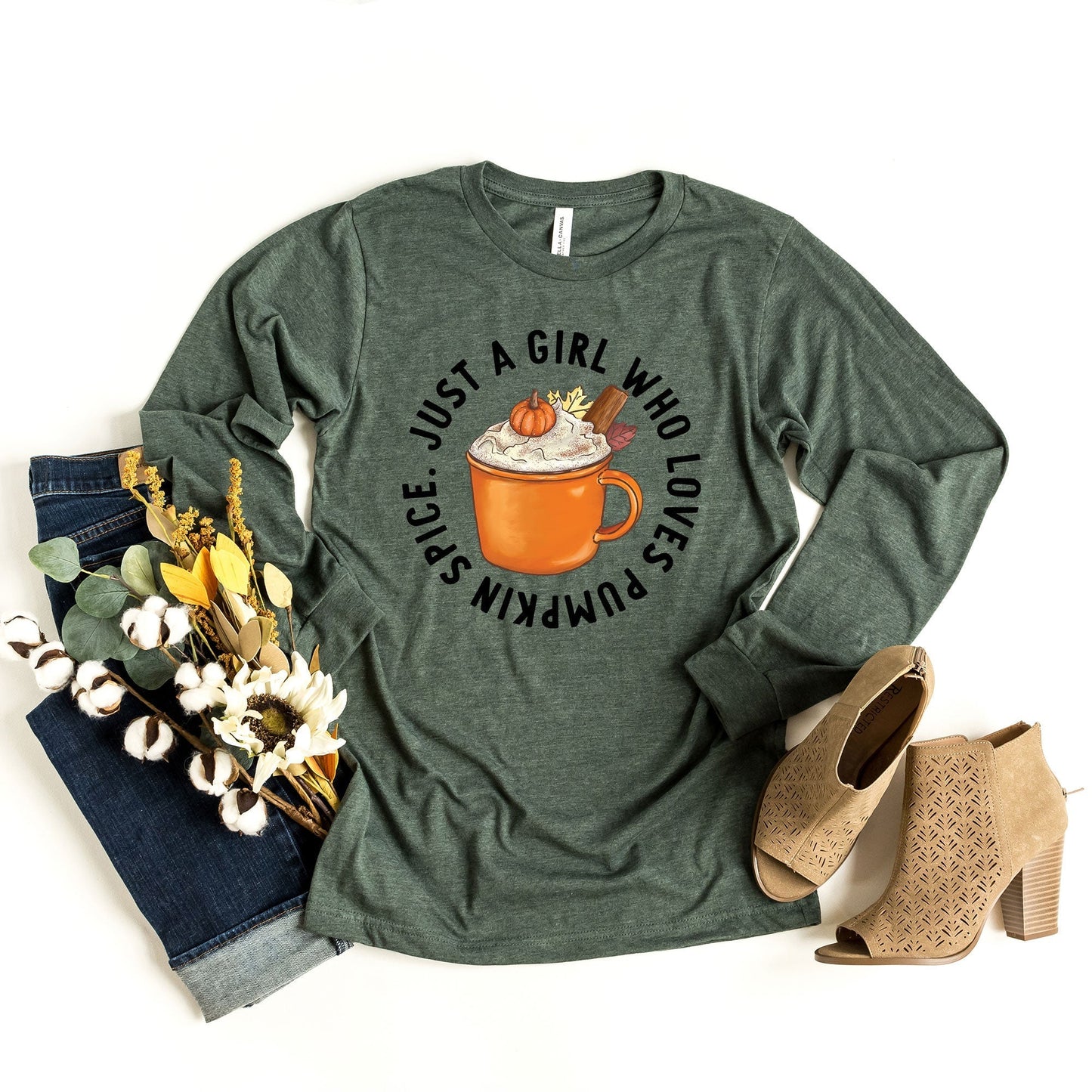 Love Pumpkin Spice |  Long Sleeve Crew Neck