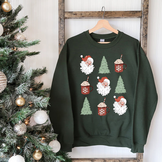 Tree and Mug Collage | Sweatshirt