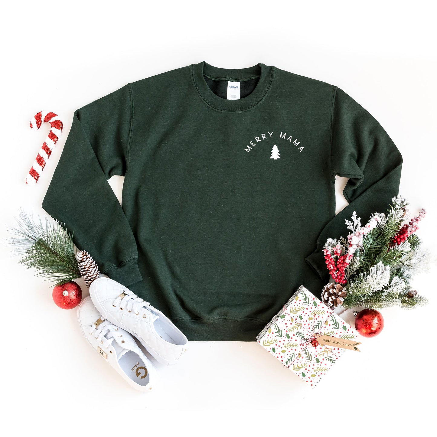 Merry Mama Tree Mini | Sweatshirt