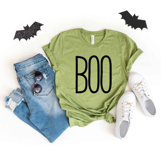 Boo Word | Short Sleeve Crew Neck