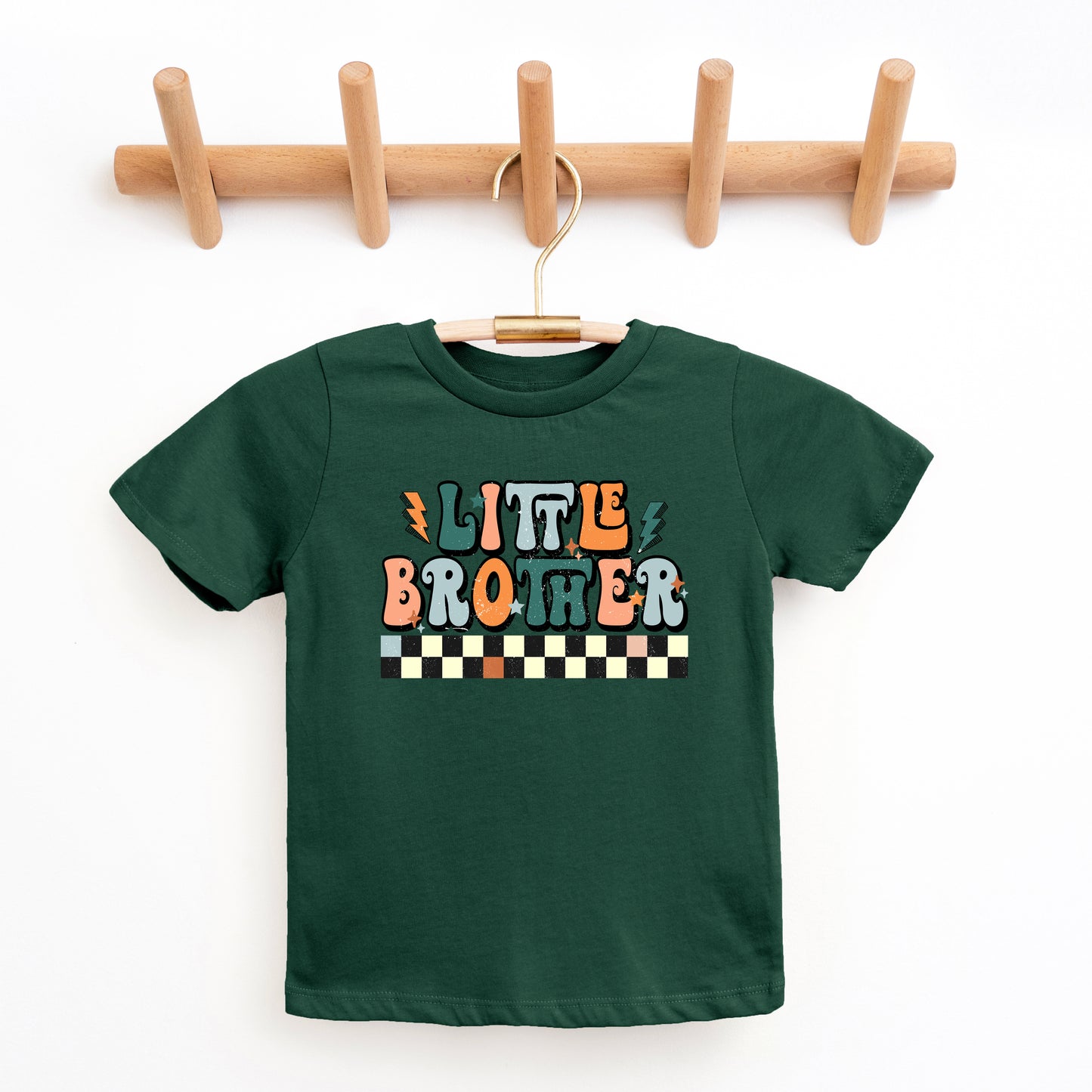 Little Brother Checkered | Youth Graphic Short Sleeve Tee