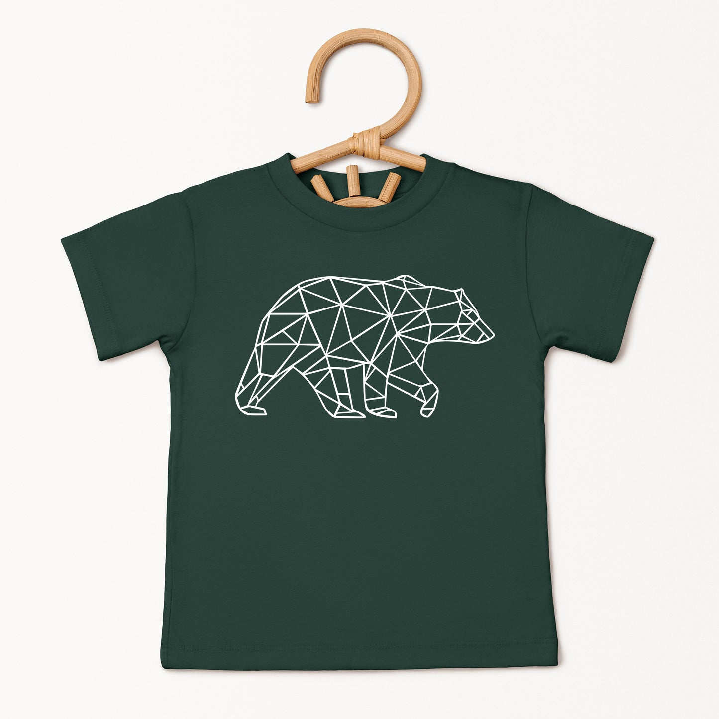 Geometric Bear | Youth Short Sleeve Crew Neck