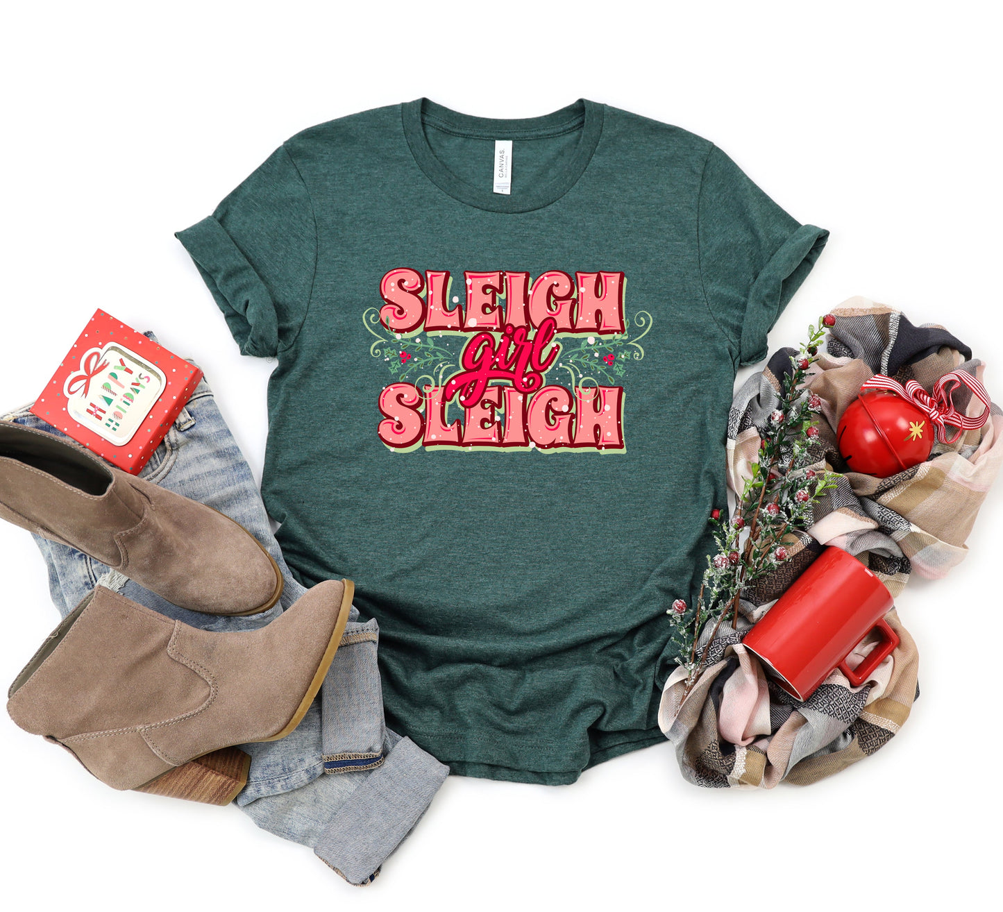 Sleigh Girl Sleigh | Short Sleeve Crew Neck