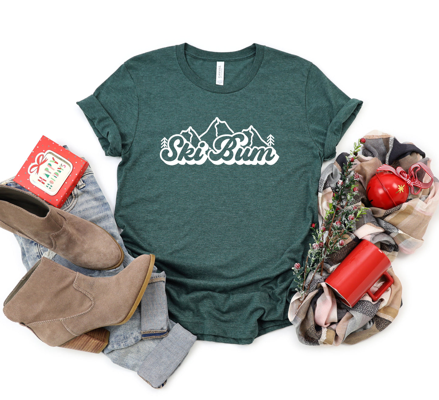 Ski Bum Mountains | Short Sleeve Graphic Tee