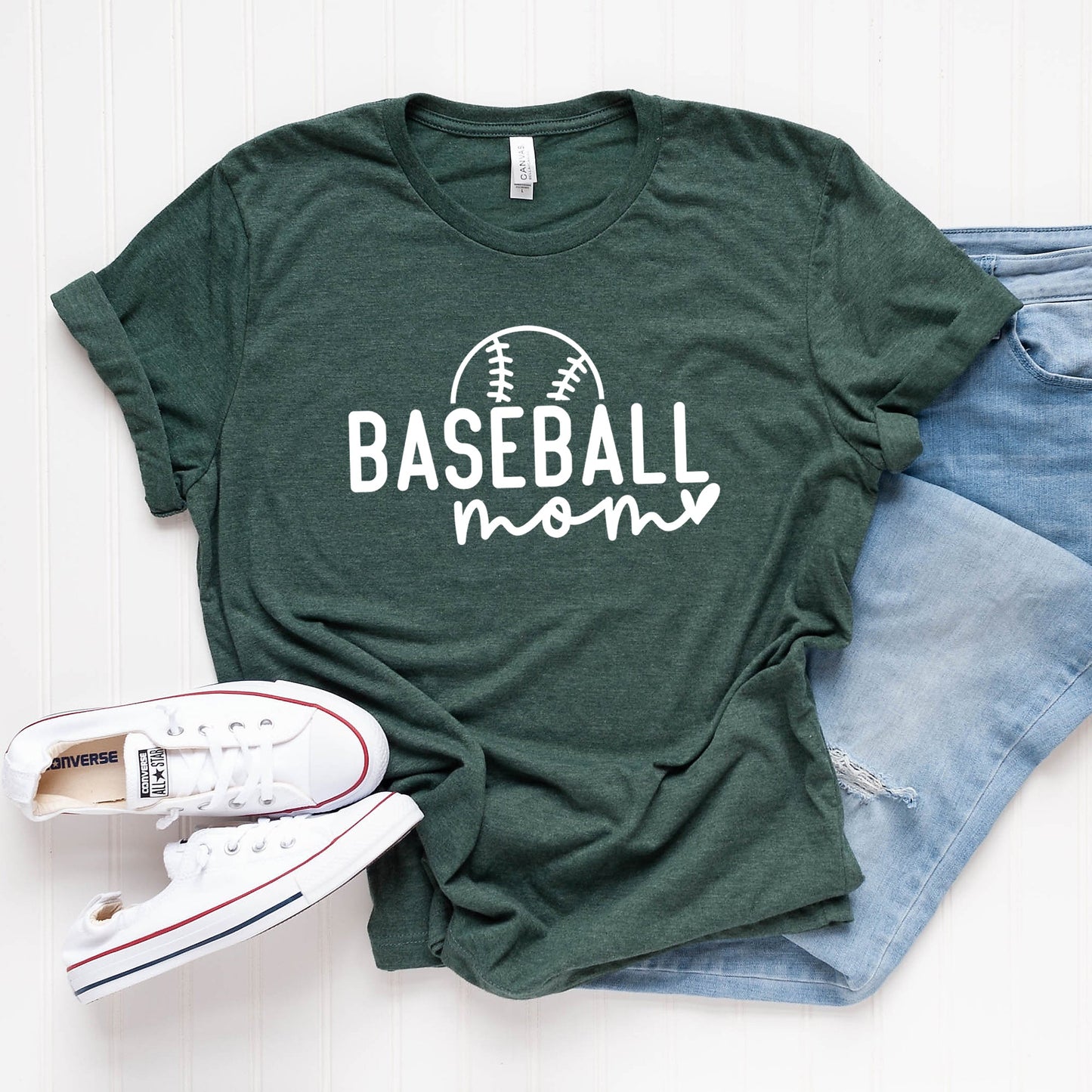 Baseball Mom Ball | Short Sleeve Graphic Tee