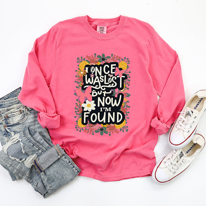I Once Was Lost | Garment Dyed Long Sleeve