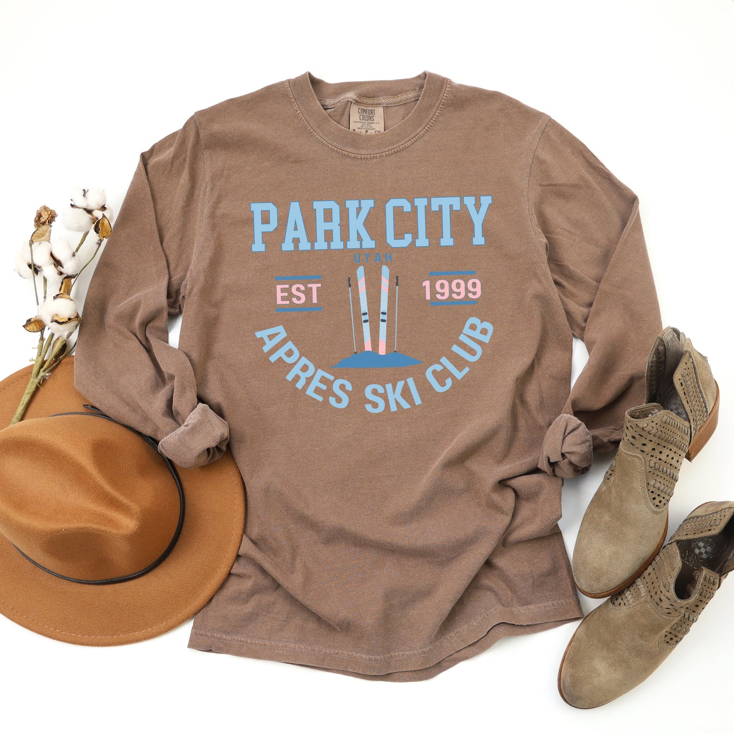 Park City Ski Club | Garment Dyed Long Sleeve