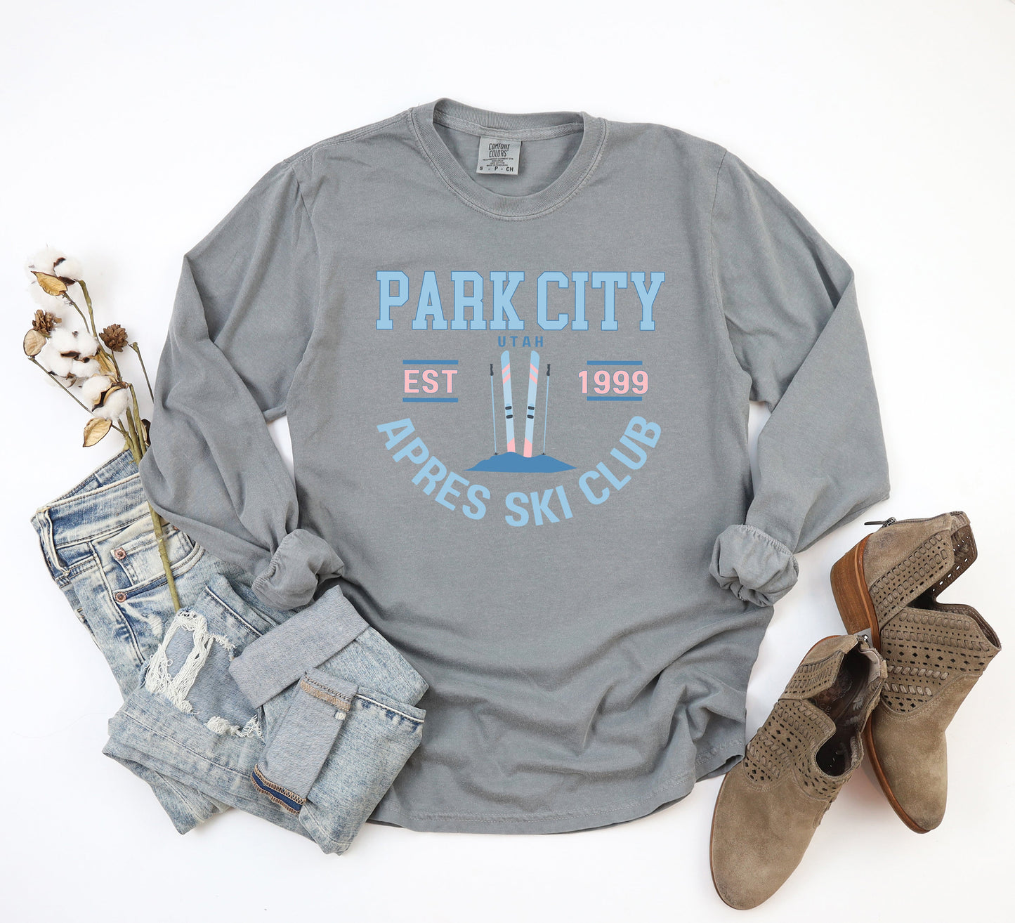 Park City Ski Club | Garment Dyed Long Sleeve