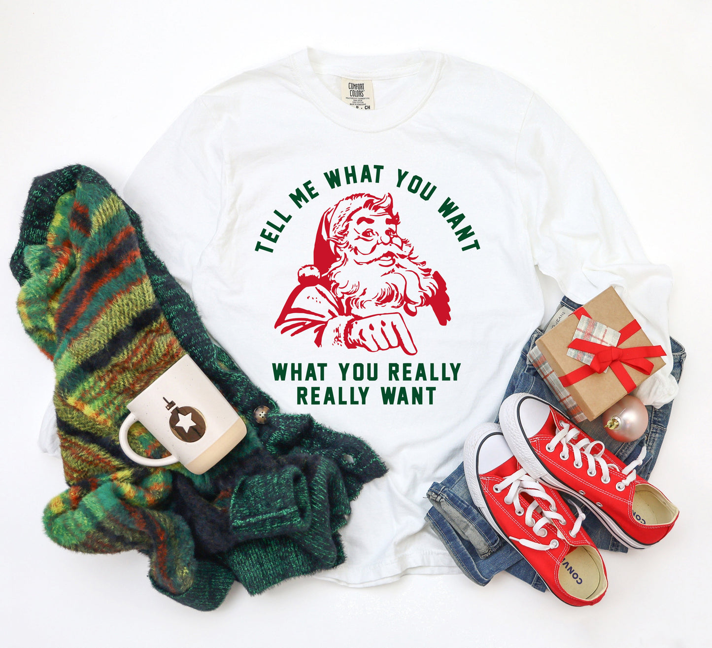 Tell Me What You Want | Garment Dyed Long Sleeve