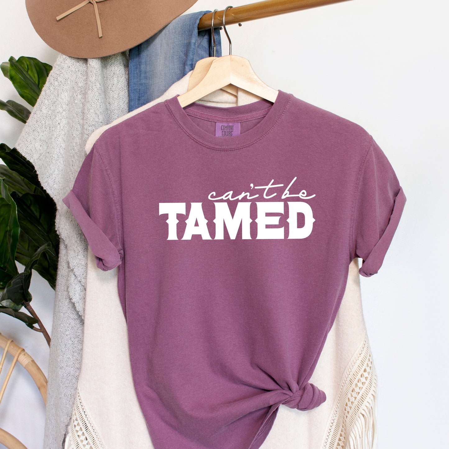 Can't Be Tamed | Garment Dyed Short Sleeve Tee