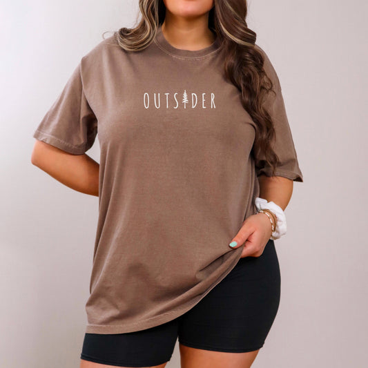 Outsider Tree | Garment Dyed Short Sleeve Tee