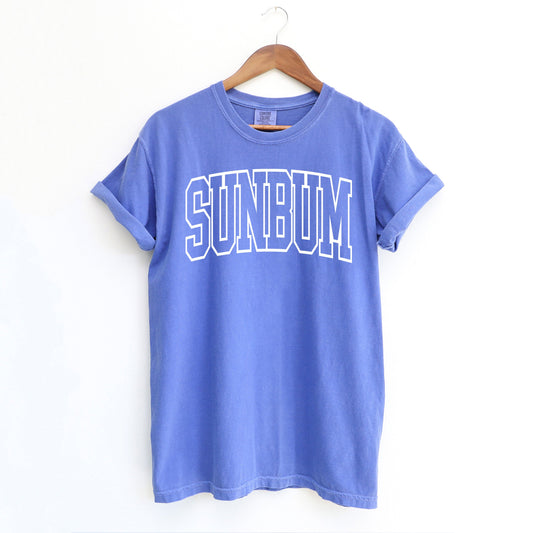 Varsity Sunbum | Garment Dyed Short Sleeve Tee