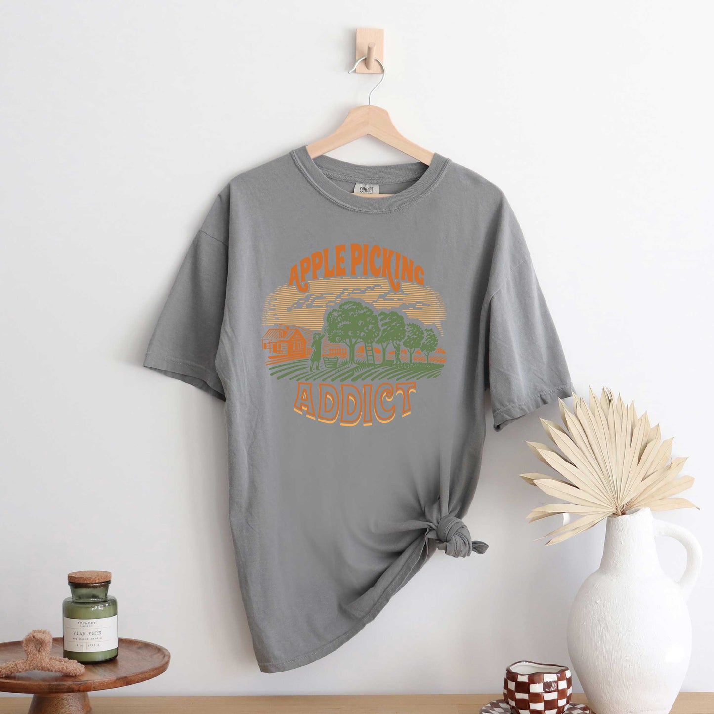 Apple Picking Addict | Garment Dyed Tee