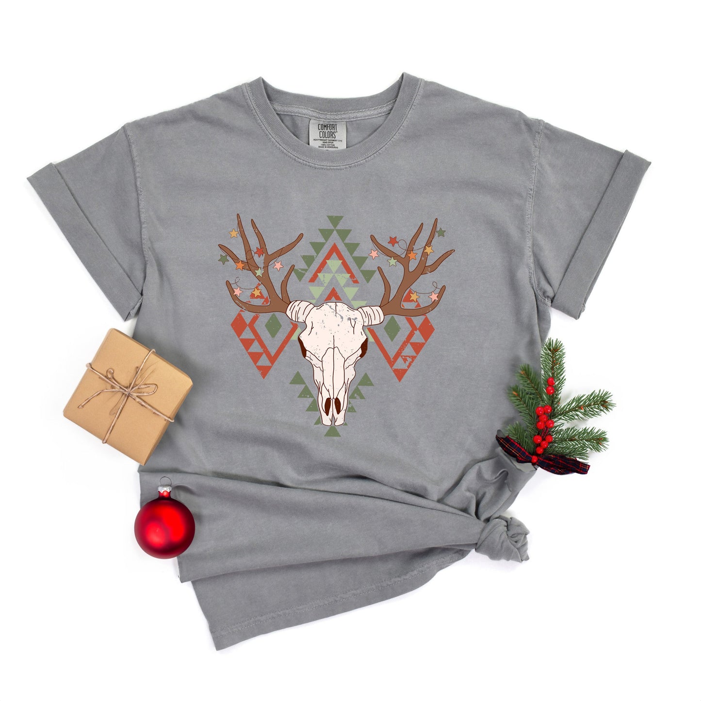 Christmas Bull | Garment Dyed Tee