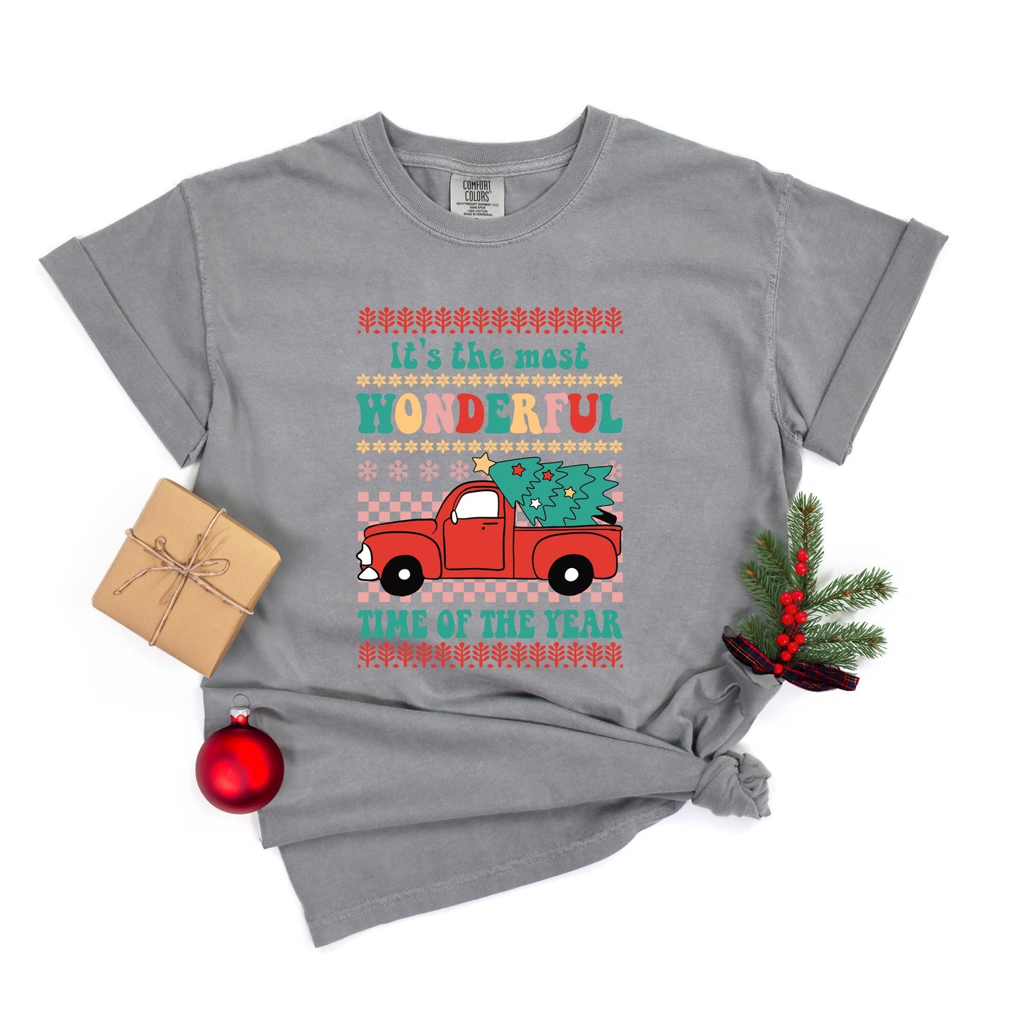 Most Wonderful Time Truck | Garment Dyed Tee