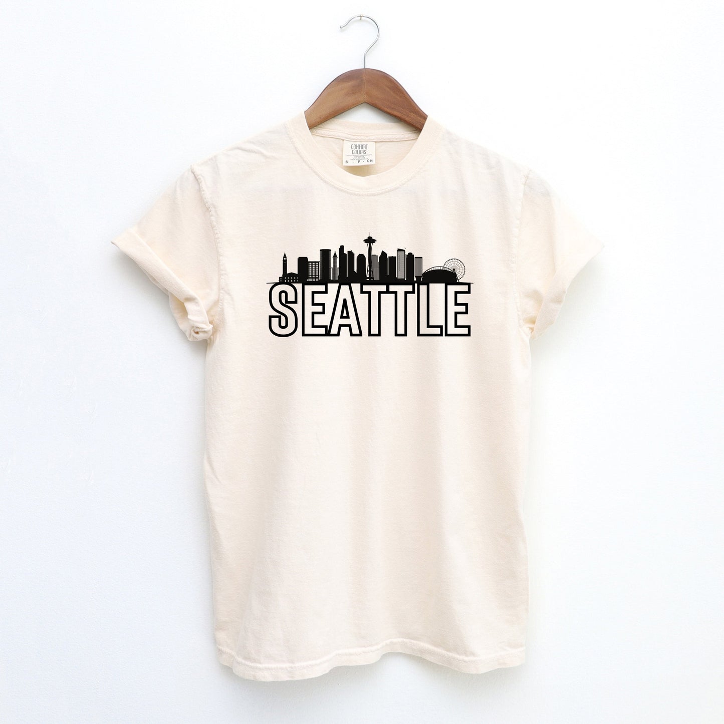 Seattle Buildings | Garment Dyed Tee