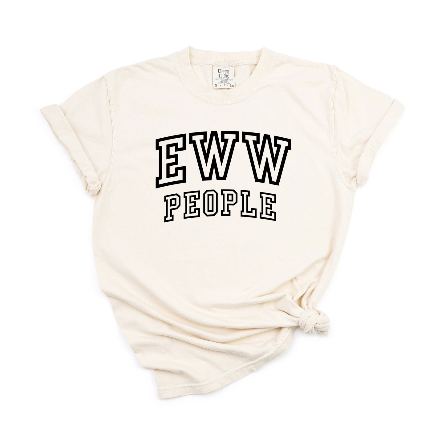 Eww People | Garment Dyed Short Sleeve Tee