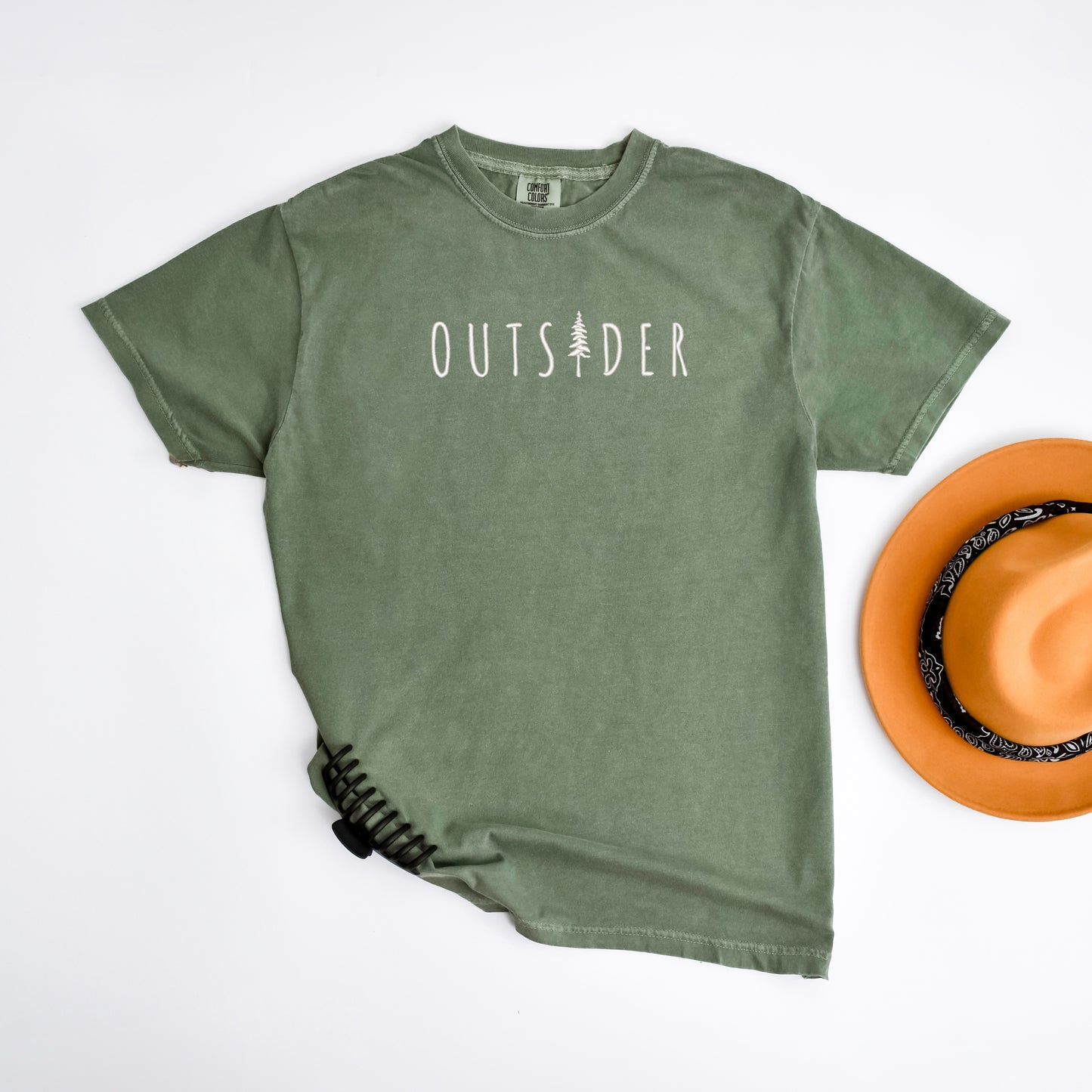 Outsider Tree | Garment Dyed Short Sleeve Tee