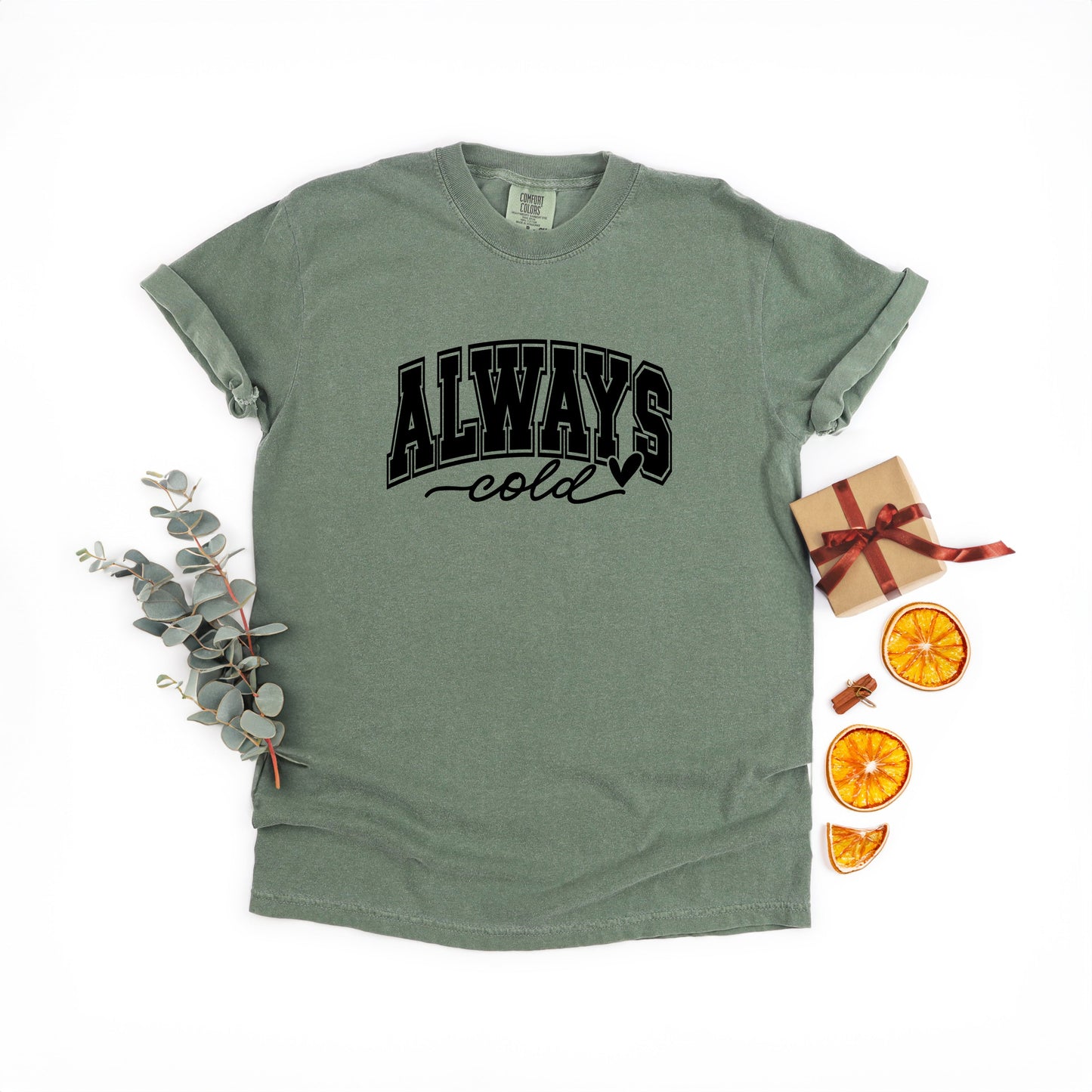 Always Cold Bold| Garment Dyed Tee