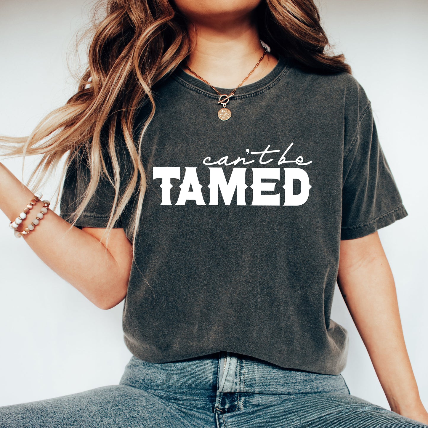Can't Be Tamed | Garment Dyed Short Sleeve Tee