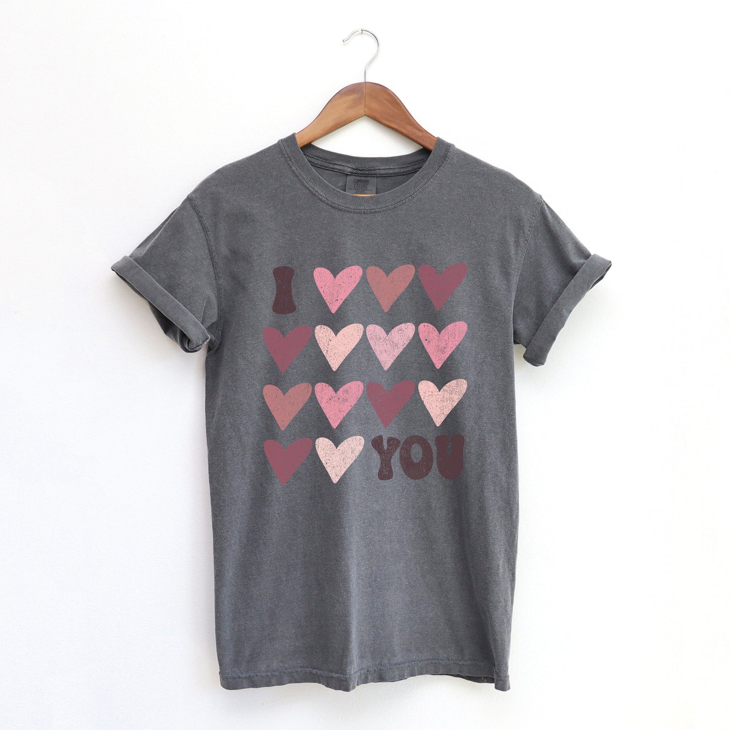 I Heart You Distressed | Garment Dyed Tee