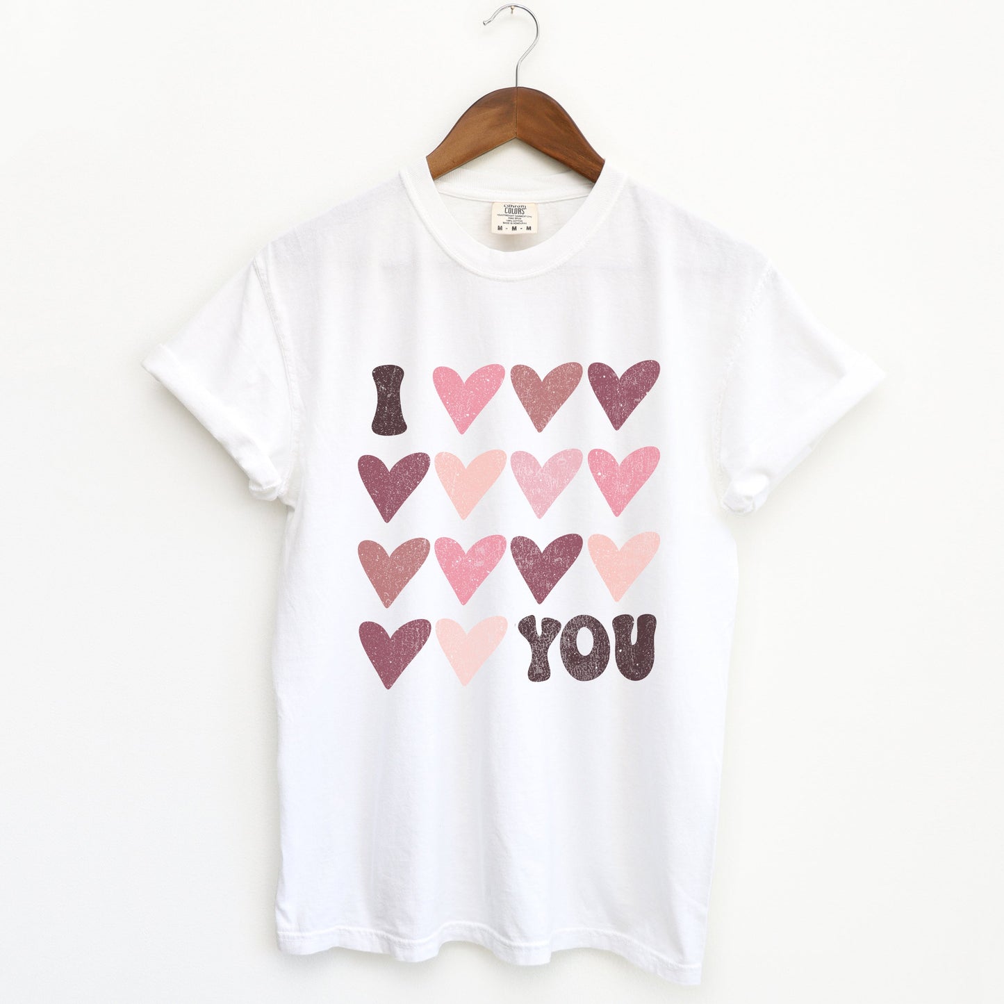 I Heart You Distressed | Garment Dyed Tee