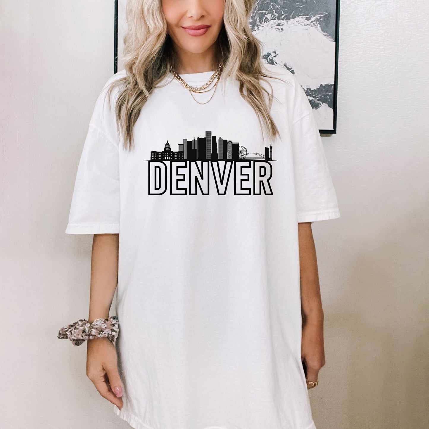 Denver Buildings | Garment Dyed Tee