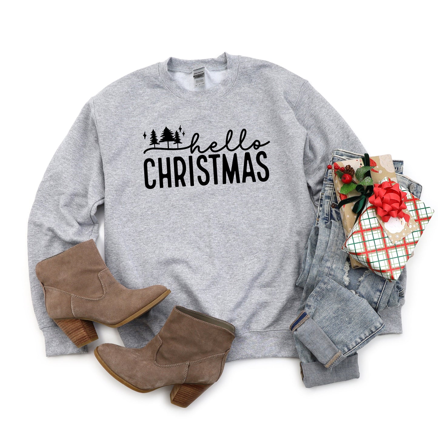 Hello Christmas Trees | Sweatshirt