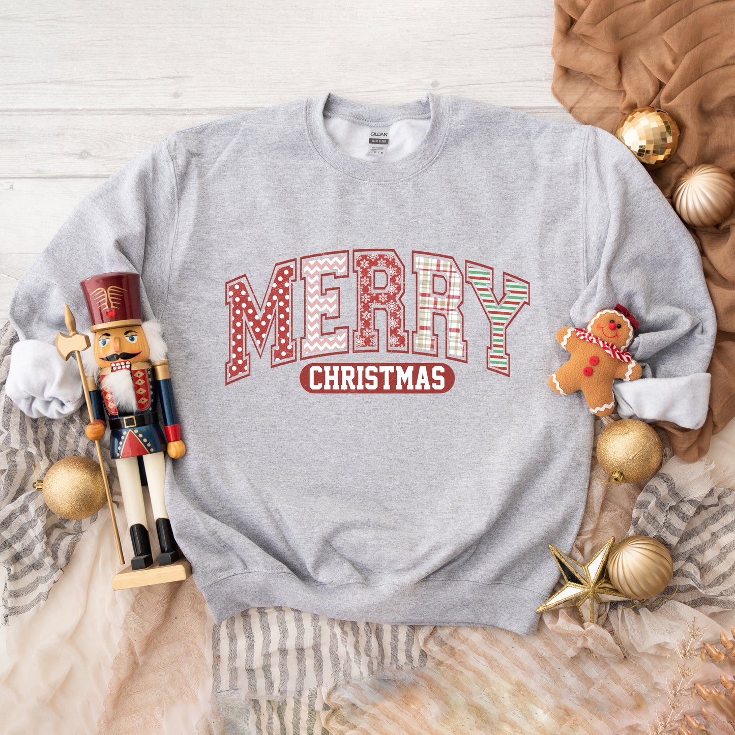 Merry Christmas Varsity | Sweatshirt