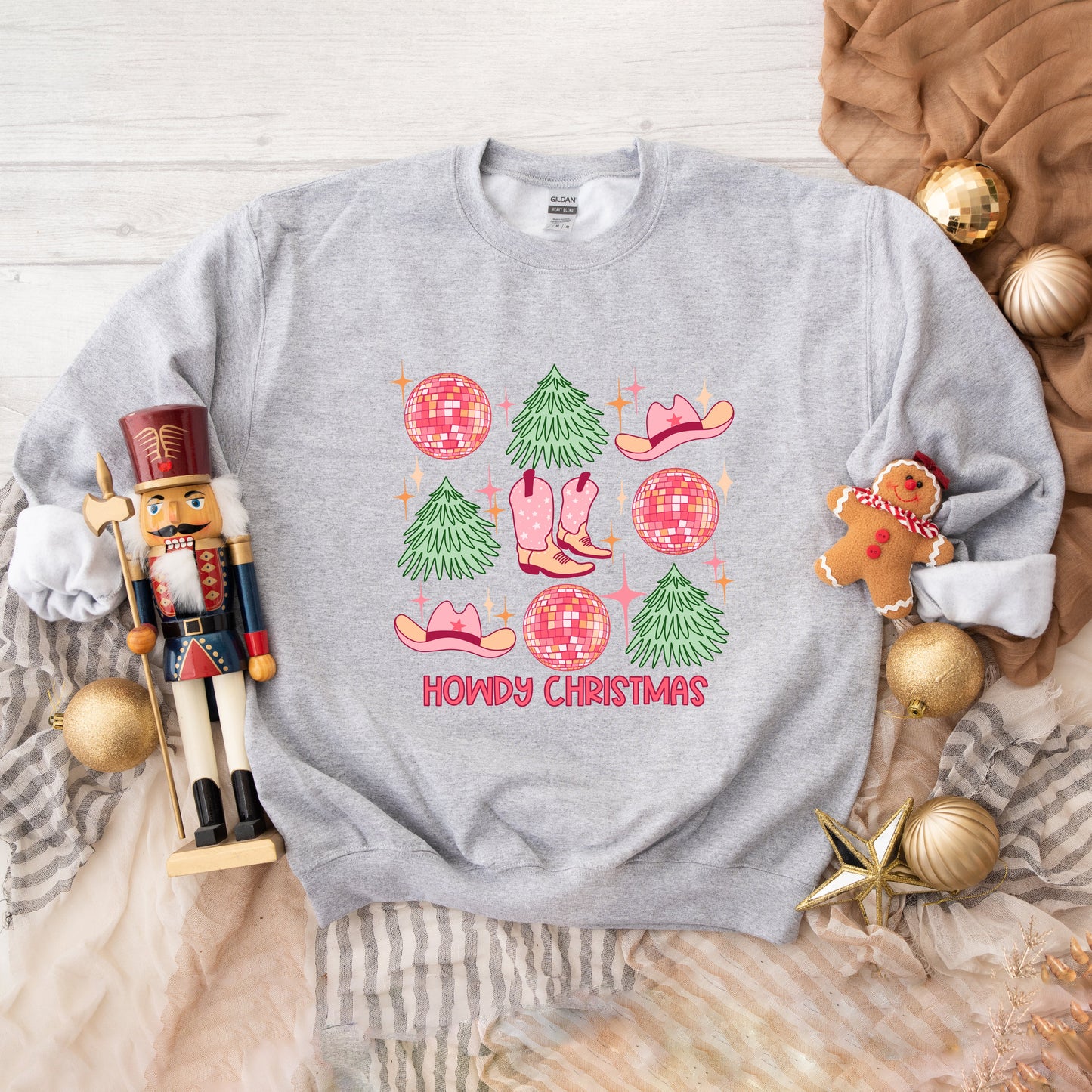 Cowgirl Christmas Chart | Sweatshirt