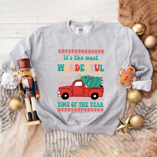 Most Wonderful Time Truck | Sweatshirt