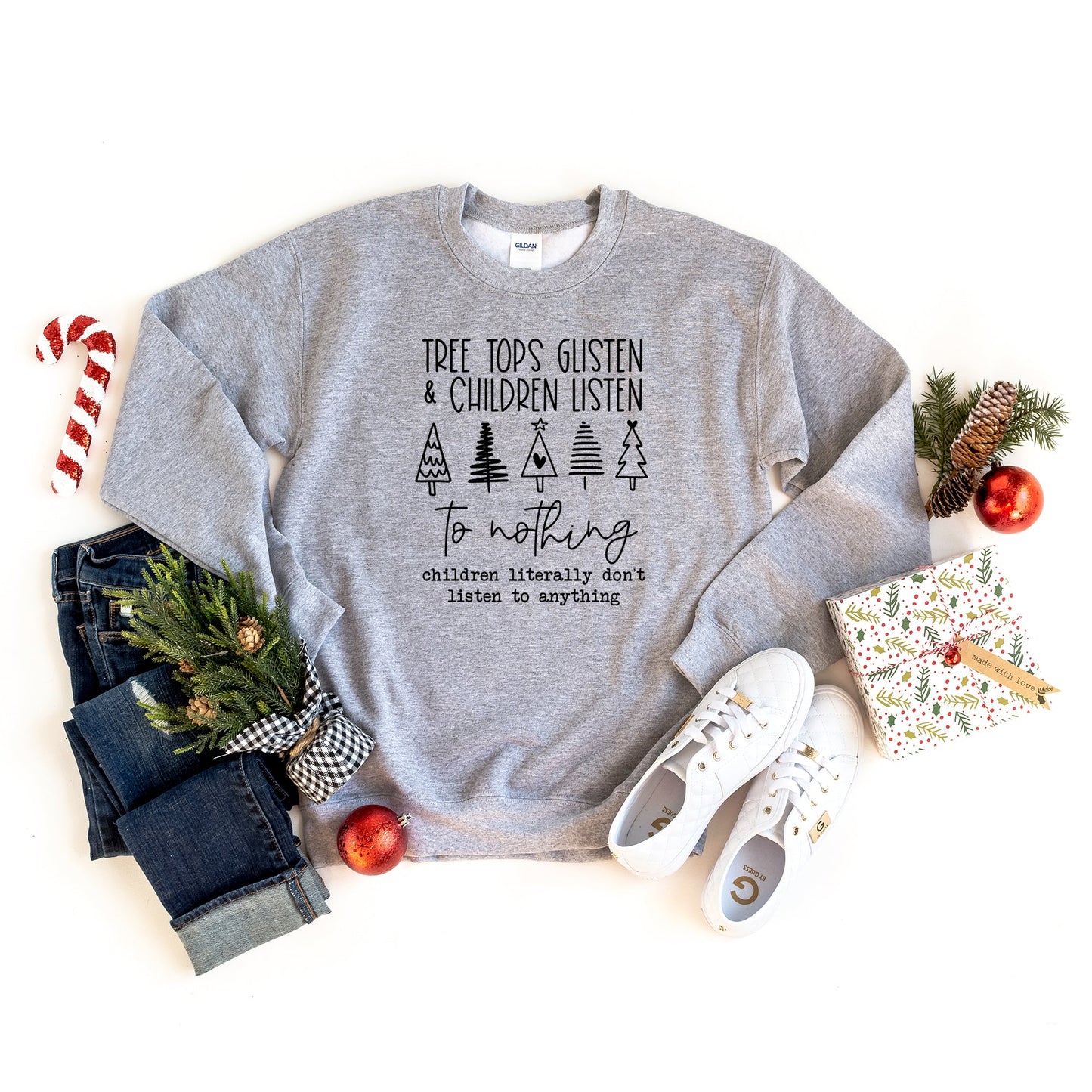 Tree Tops Glisten and Children Listen to Nothing | Sweatshirt