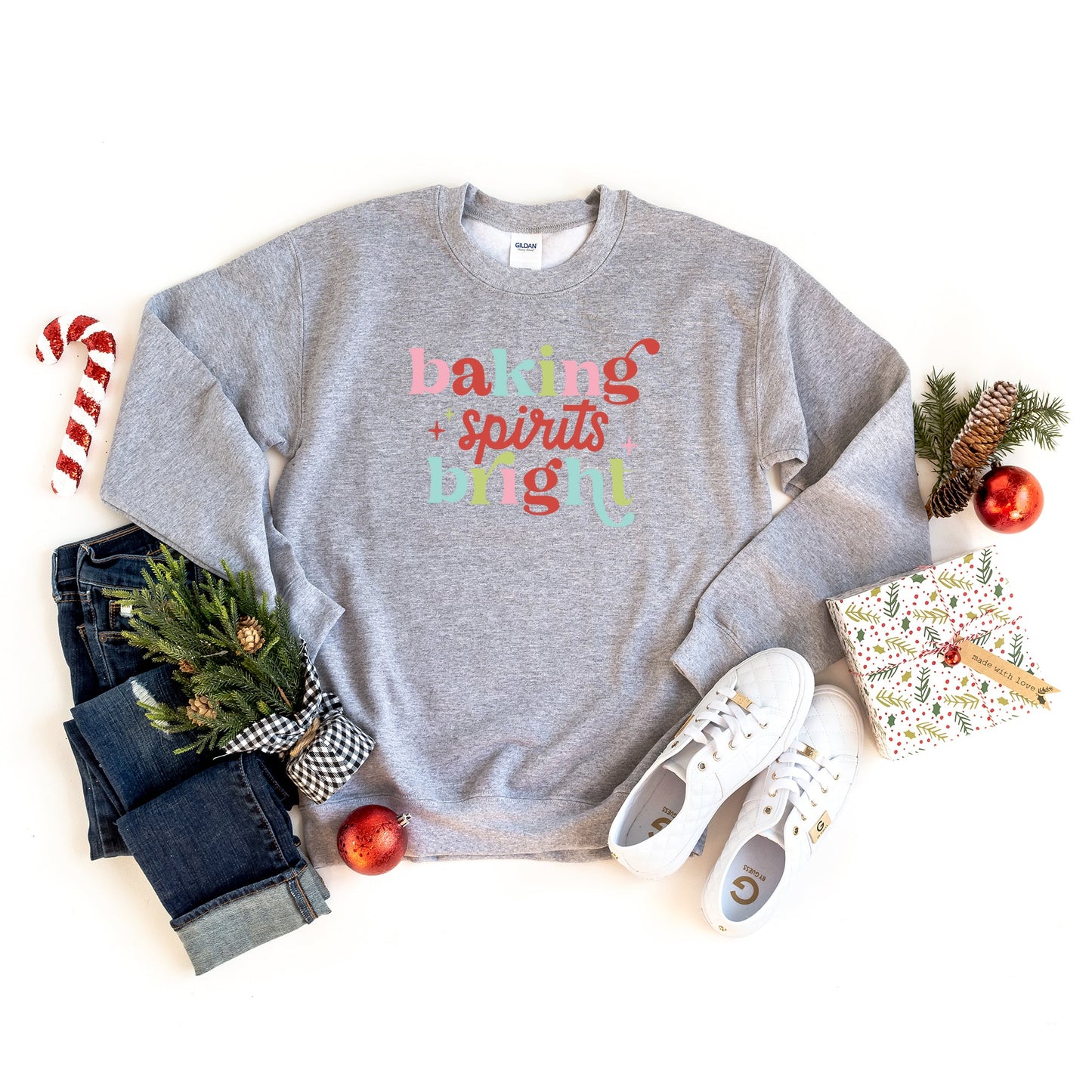 Baking Spirits Bright Colorful | Sweatshirt