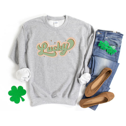 Lucky Retro Stars | Sweatshirt