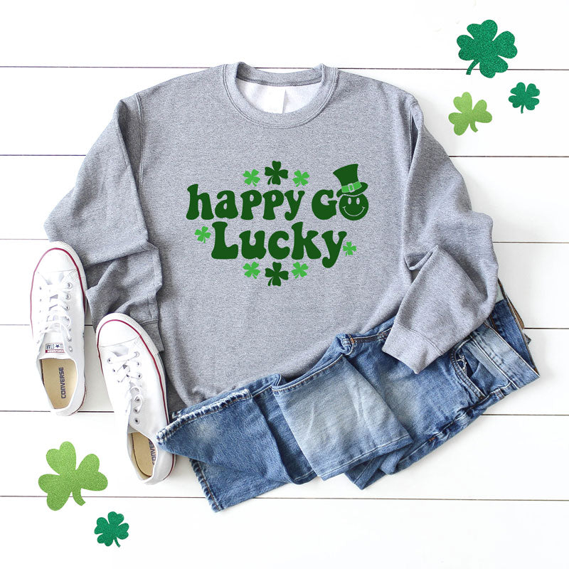 Happy Go Lucky Clovers | Sweatshirt